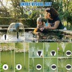 20W Solar Fountain Pump with 9 Nozzles