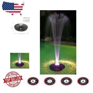 LED Pond Fountain – Easy Setup & Warranty