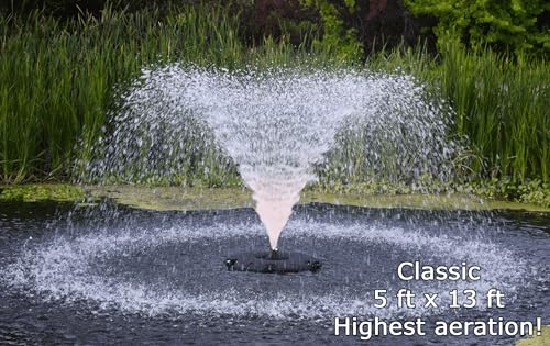 Custom Pro FT 14000 GPH Floating Pond Fountain