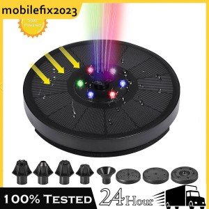 Solar LED Floating Bird Bath Fountain Pump