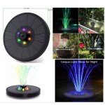 Solar LED Floating Bird Bath Fountain Pump