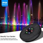 Solar LED Floating Bird Bath Fountain Pump
