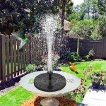 Solar Floating Fountain Pump for Ponds & Bird Baths