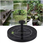 Solar Floating Fountain Pump for Ponds & Bird Baths