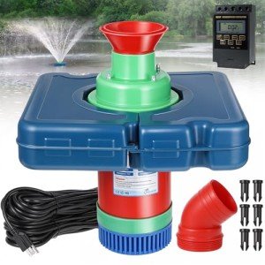 Floating Fountain Aerator with Timer for Large Ponds
