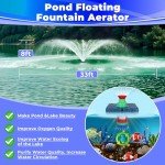 Floating Fountain Aerator with Timer for Large Ponds
