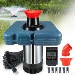 Goldlife 1HP Floating Pond Fountain Aerator with Timer