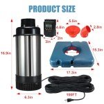 Goldlife 1HP Floating Pond Fountain Aerator with Timer