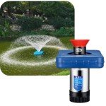 1HP Floating Stainless Steel Pond Fountain Aerator