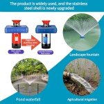 1HP Floating Stainless Steel Pond Fountain Aerator