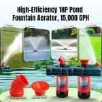 750W Floating Pond Fountain Aerator Pump