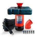 750W Floating Pond Fountain Aerator Pump