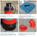 750W Pond Fountain Aerator with Floating Jet System