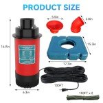 750W Pond Fountain Aerator with Floating Jet System