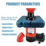 Goldlife 1HP Floating Pond Fountain Aerator