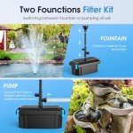 Solar RGB LED Pond Lights & Fountain Kit