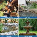Solar Fountain Pump and Filter Kit for Ponds