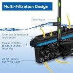 Solar Fountain Pump and Filter Kit for Ponds