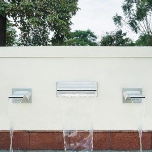 Eagle Stainless Steel Waterfall Spillway for Ponds