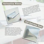 Eagle Stainless Steel Waterfall Spillway for Ponds