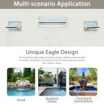 Eagle Stainless Steel Waterfall Spillway for Ponds