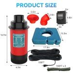 750W Pond Fountain Aerator for Outdoor Water Features