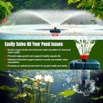 750W Floating Pond Fountain Aerator with Timer