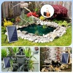 25W Solar Pond Fountain Pump with Flow Kit