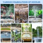 25W Solar Pond Fountain Pump with Flow Kit