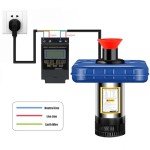 1HP Floating Pond Fountain Pump with Timer