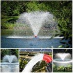 1HP Floating Pond Fountain Pump with Timer