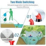 1HP Floating Pond Fountain Pump with Timer