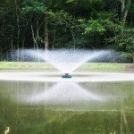 1HP Floating Pond Fountain Aerator with 100 ft Cord