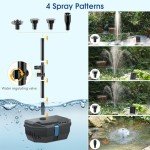 Solar Fountain Kit with 30W Pump and Filter