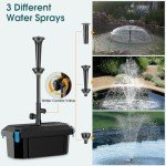 55W Solar Pond Filter & Pump Kit