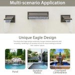 20.5" Stainless Steel Eagle Waterfall Spillway