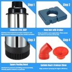 1HP Floating Pond Fountain Aerator with Power Cord