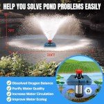 1HP Floating Pond Fountain Aerator with Power Cord