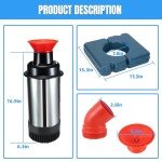 1HP Floating Pond Fountain Aerator with Power Cord