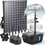 Solar Pond Fountain Pump with Filter Kit
