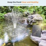 Solar Pond Fountain Pump with Filter Kit