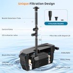 Solar Pond Fountain Pump with Filter Kit