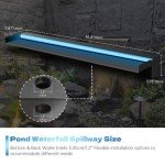 Stainless Steel Outdoor Pond Fountain with LED Light