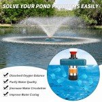 1HP Stainless Steel Pond Fountain Aerator, 15000 GPH