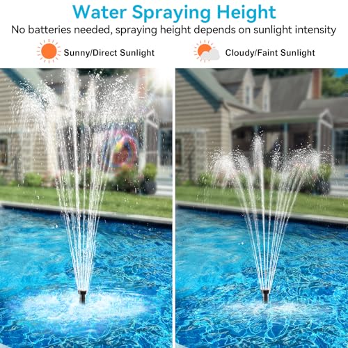 50W Solar Water Fountain Pump with Battery Backup