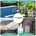 Goldshire 19.6" Stainless Steel Waterfall Fountain