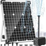 Solar Water Fountain Pump Kit - 450GPH Flow