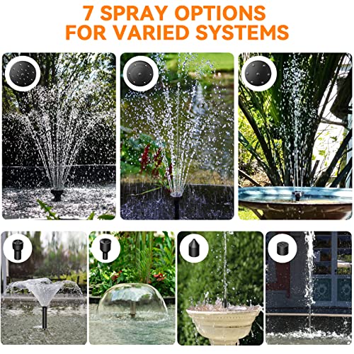 30W Solar Fountain Pump & 40W Pond Filter Kit