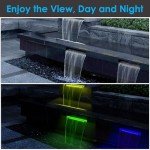 AquaMiracle Complete Pond Waterfall Kit with Lights