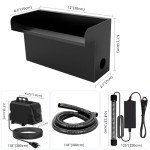 AquaMiracle Complete Pond Waterfall Kit with Lights